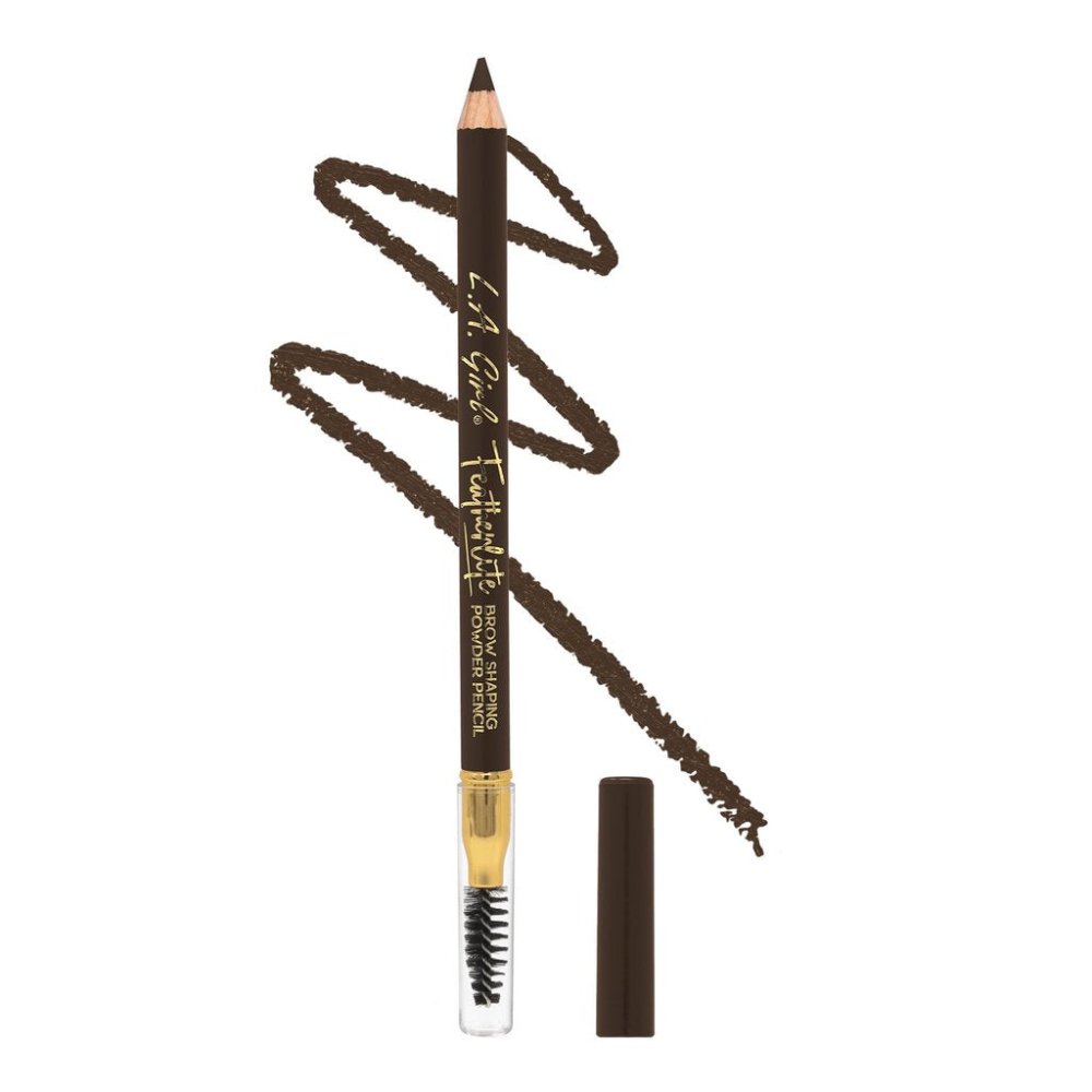 Glamour Us_L.A. Girl_Makeup_Featherlite Eyebrow Shaping Powder Pencil_Medium Brown_GBP393 The best affordable Latina and Mexican makeup, beauty and cosmetics supply store in Chula Vista, San Diego