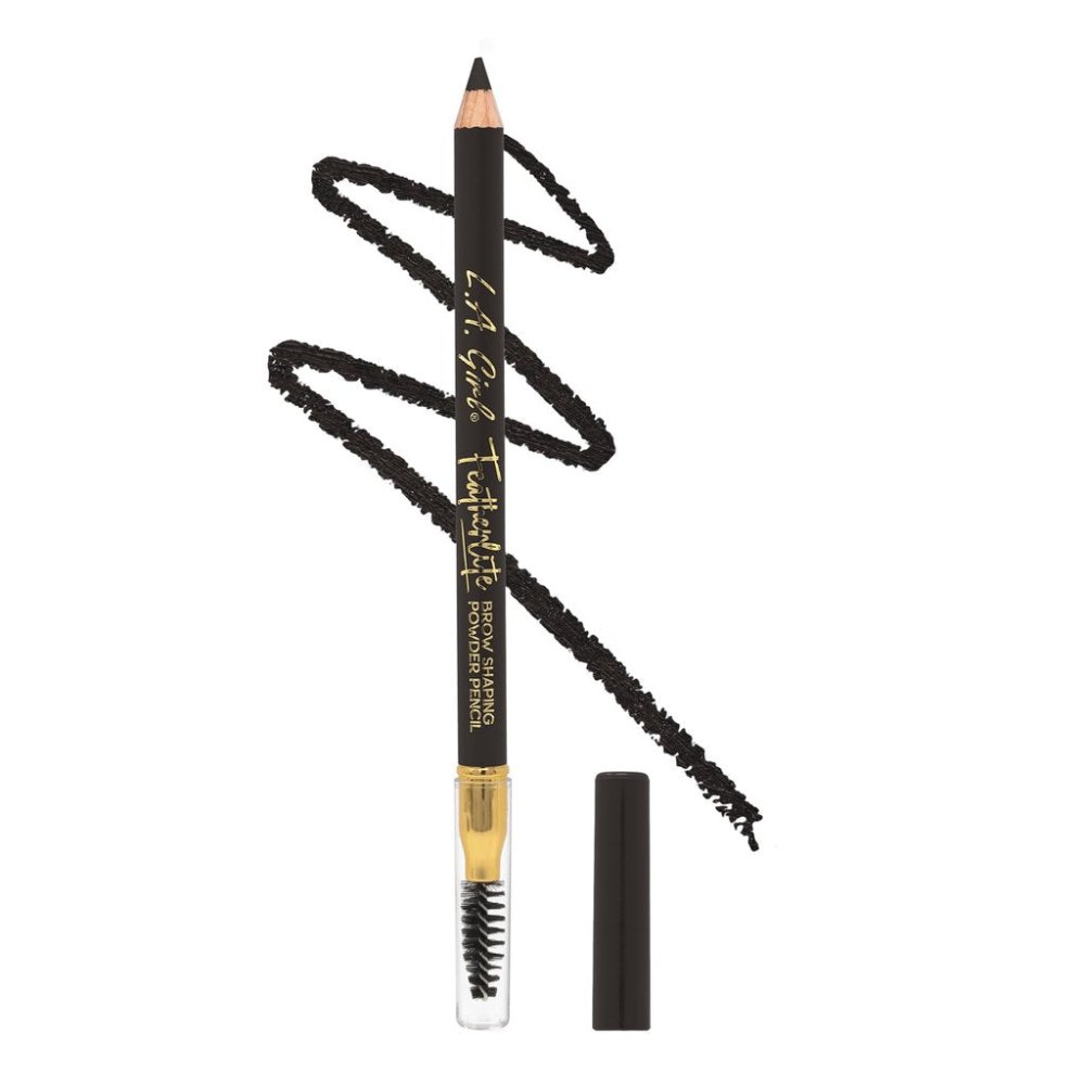 Glamour Us_L.A. Girl_Makeup_Featherlite Eyebrow Shaping Powder Pencil_Soft Black_GBP395 The best affordable Latina and Mexican makeup, beauty and cosmetics supply store in Chula Vista, San Diego