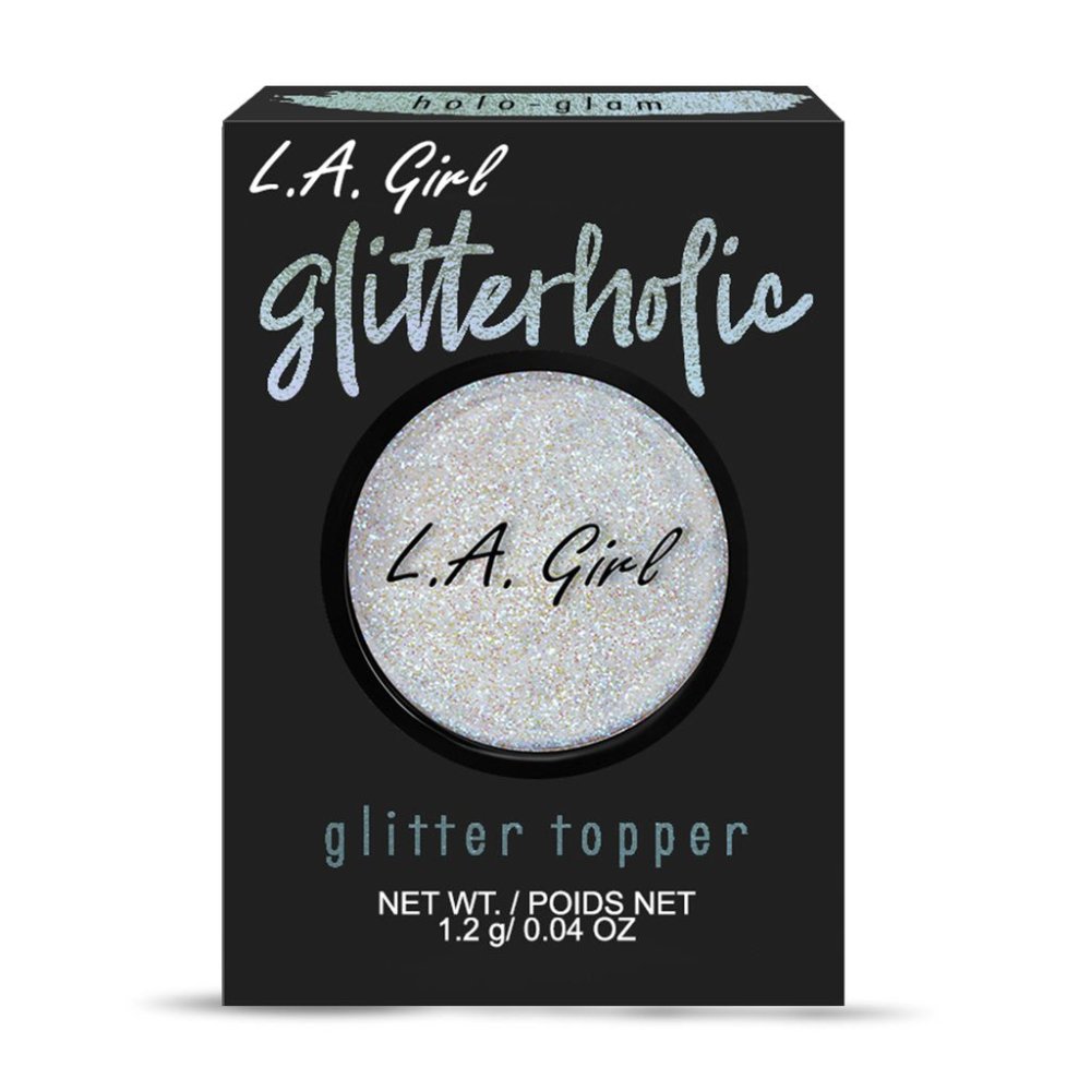 Glamour Us_L.A. Girl_Makeup_Glitterholic Glitter Topper_Holo - Gram_GGP451 The best affordable Latina and Mexican makeup, beauty and cosmetics supply store in Chula Vista, San Diego