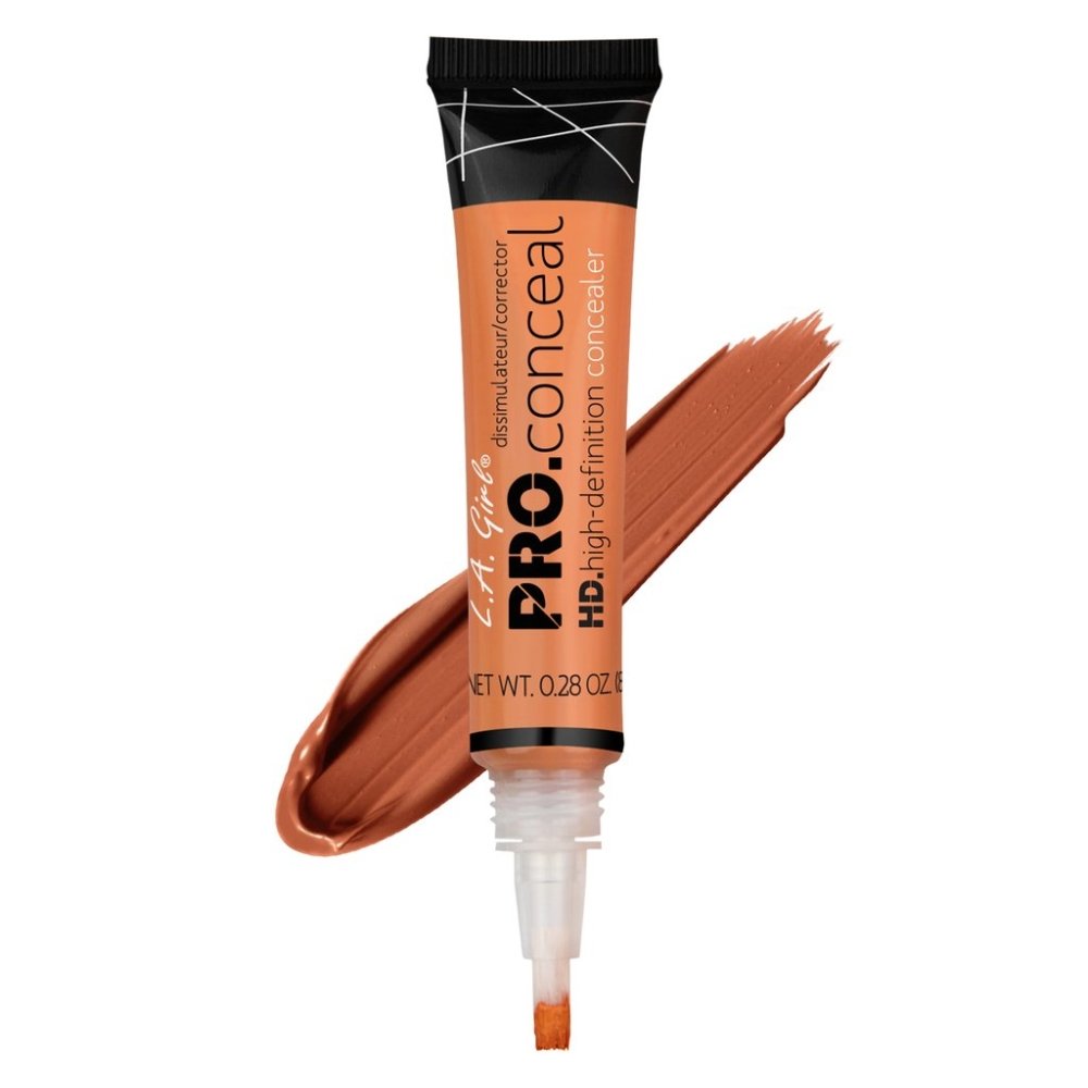 Glamour Us_L.A. Girl_Makeup_HD PRO Concealer_Orange Corrector_GC990 Latina makeup, beauty and skincare supply store Mexican makeup products