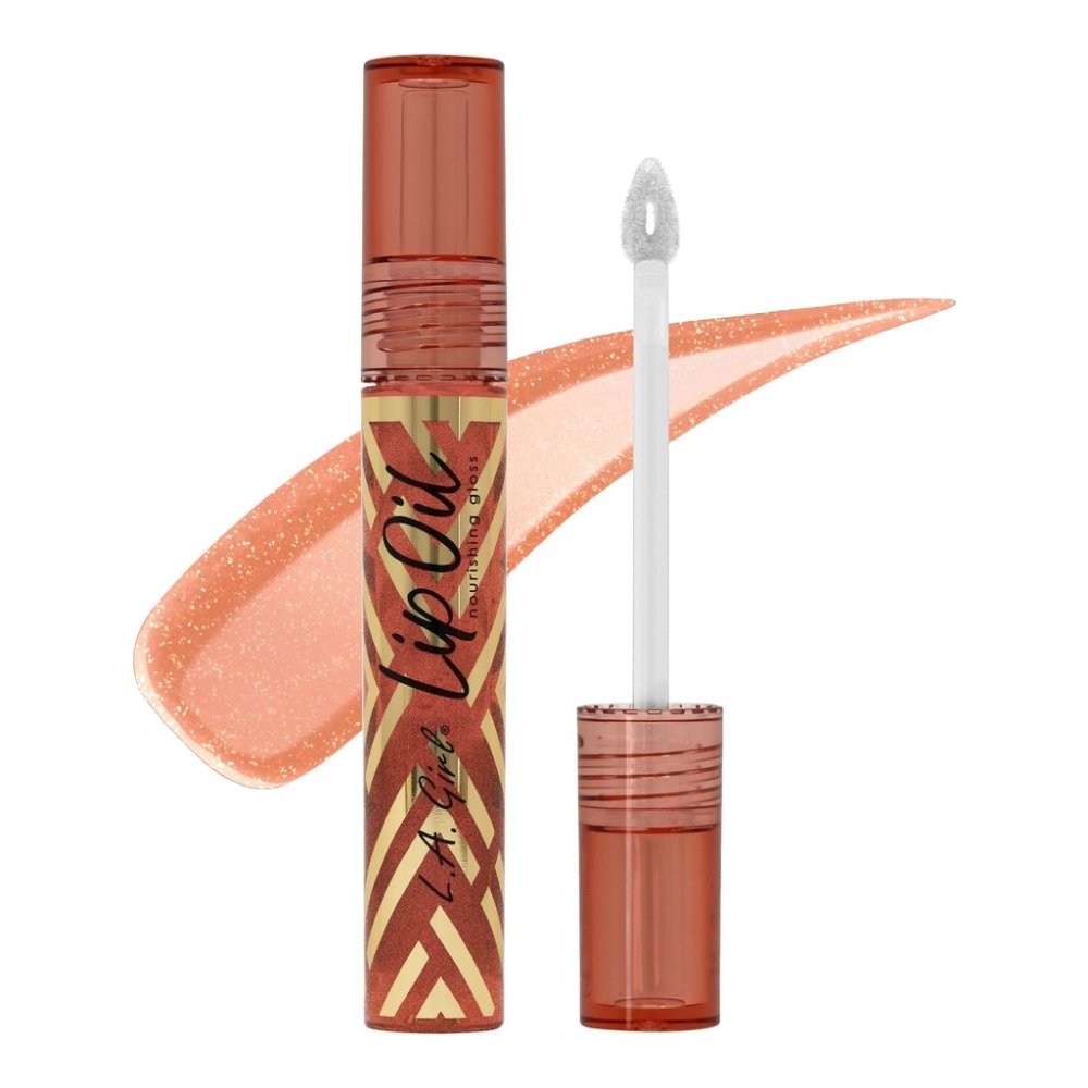 Glamour Us_L.A. Girl_Makeup_Lip Oil Nourishing Gloss_Shimmer Coconut_GLC726 The best affordable Latina and Mexican makeup, beauty and cosmetics supply store in Chula Vista, San Diego