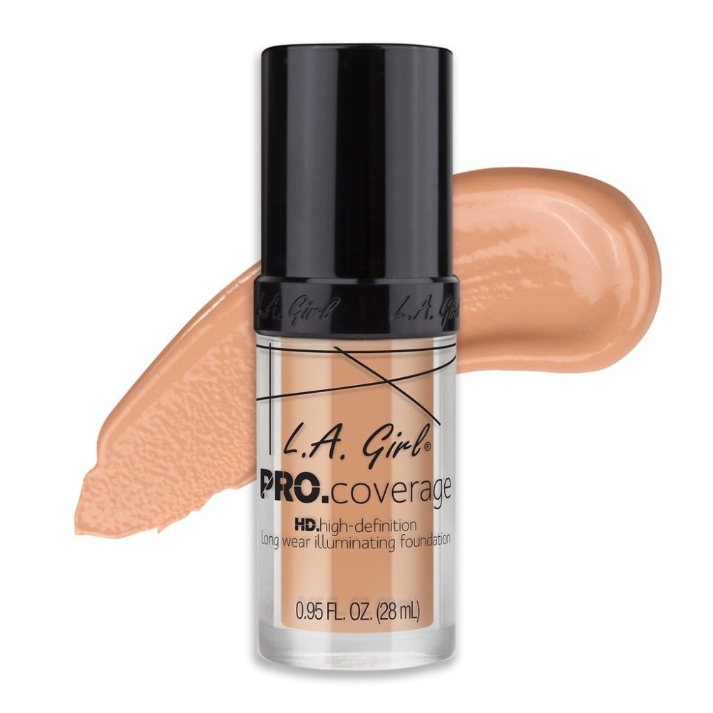 Glamour Us_L.A. Girl_Makeup_PRO Coverage Illuminating Foundation_Porcelain_GLM643 The best affordable Latina and Mexican makeup, beauty and cosmetics supply store in Chula Vista, San Diego