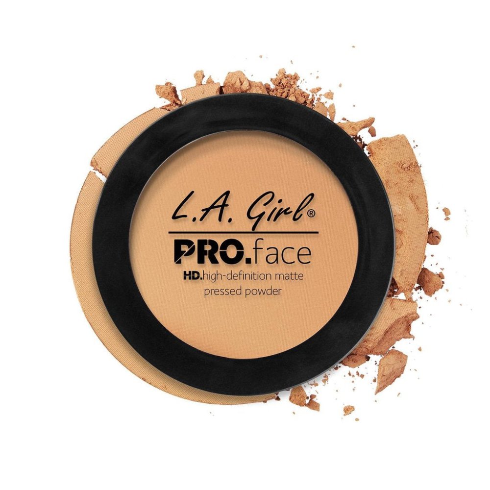 Glamour Us_L.A. Girl_Makeup_PRO Face Matte Pressed Powder_Classic Tan_GPP610 The best affordable Latina and Mexican makeup, beauty and cosmetics supply store in Chula Vista, San Diego