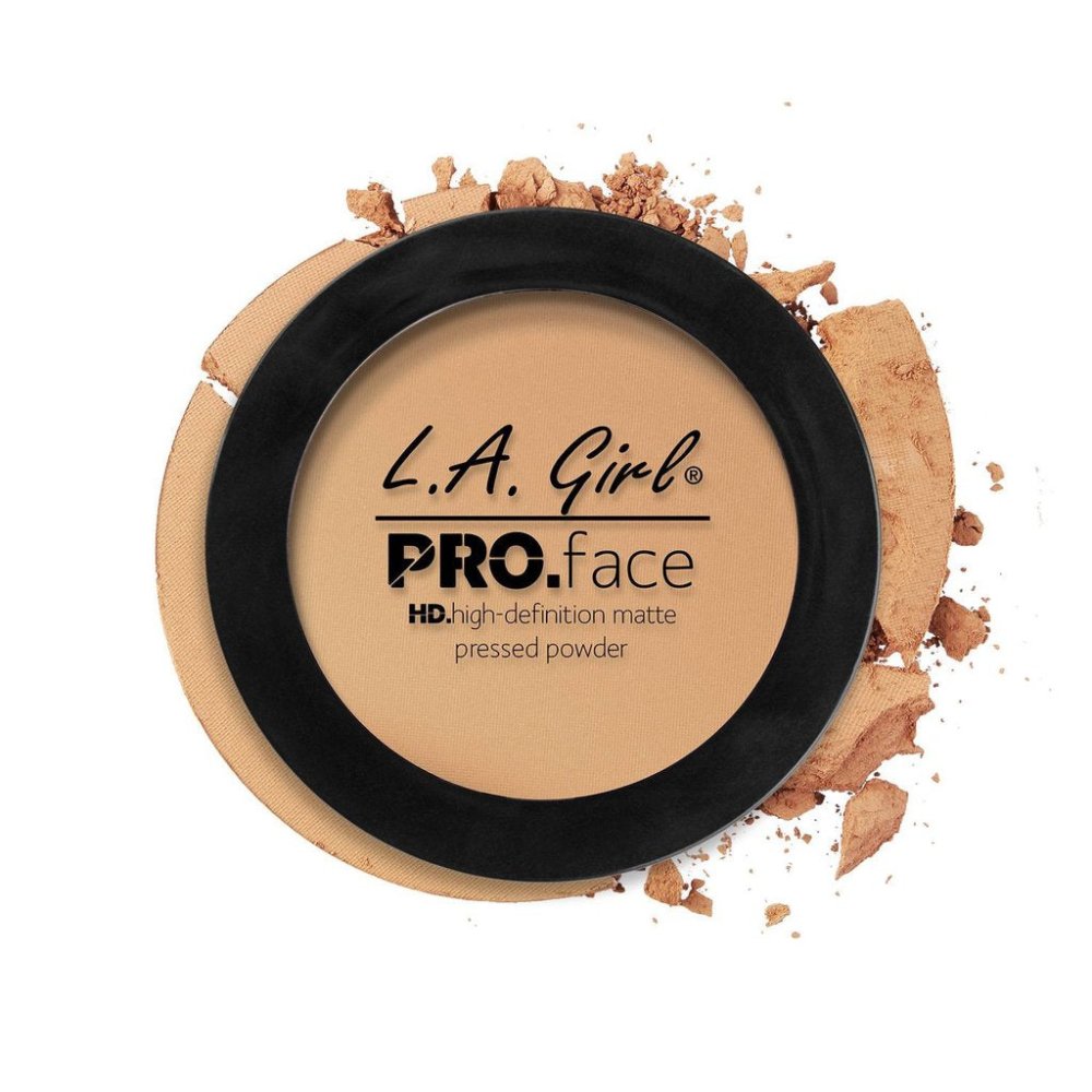 Glamour Us_L.A. Girl_Makeup_PRO Face Matte Pressed Powder_Soft Honey_GPP608 The best affordable Latina and Mexican makeup, beauty and cosmetics supply store in Chula Vista, San Diego