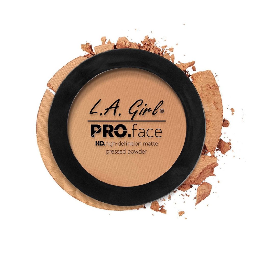 Glamour Us_L.A. Girl_Makeup_PRO Face Matte Pressed Powder_Warm Honey_GPP607 The best affordable Latina and Mexican makeup, beauty and cosmetics supply store in Chula Vista, San Diego