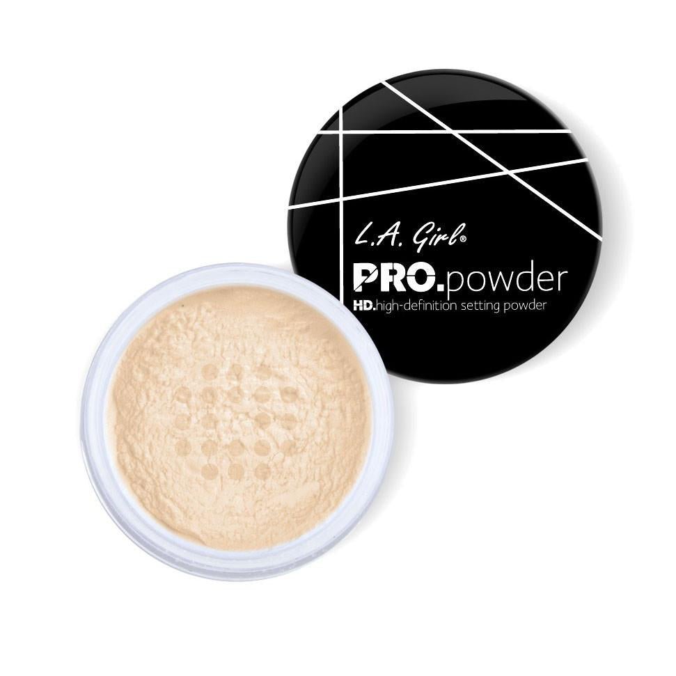 Glamour Us_L.A. Girl_Makeup_PRO HD Setting Powder_Banana Yellow_GPP920 The best affordable Latina and Mexican makeup, beauty and cosmetics supply store in Chula Vista, San Diego