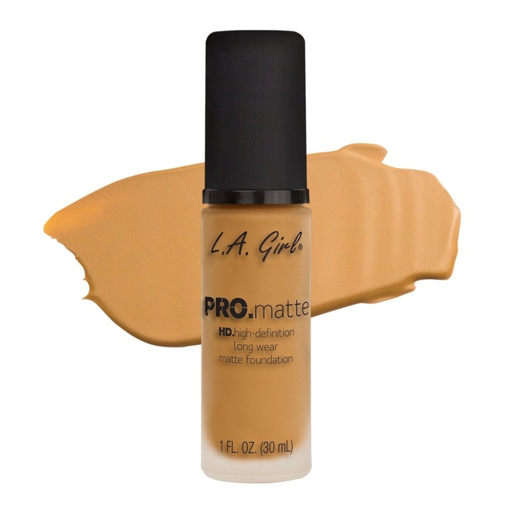 Glamour Us_L.A. Girl_Makeup_PRO Matte Foundation_Soft Honey_GLM677 The best affordable Latina and Mexican makeup, beauty and cosmetics supply store in Chula Vista, San Diego