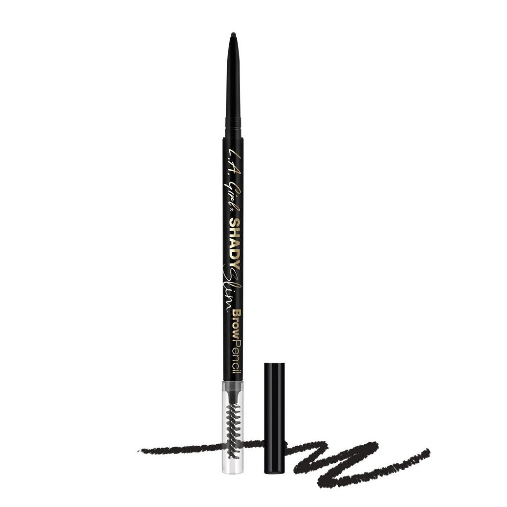 Glamour Us_L.A. Girl_Makeup_Shady Slim Eyebrow Pencil_Black_GB360 The best affordable Latina and Mexican makeup, beauty and cosmetics supply store in Chula Vista, San Diego