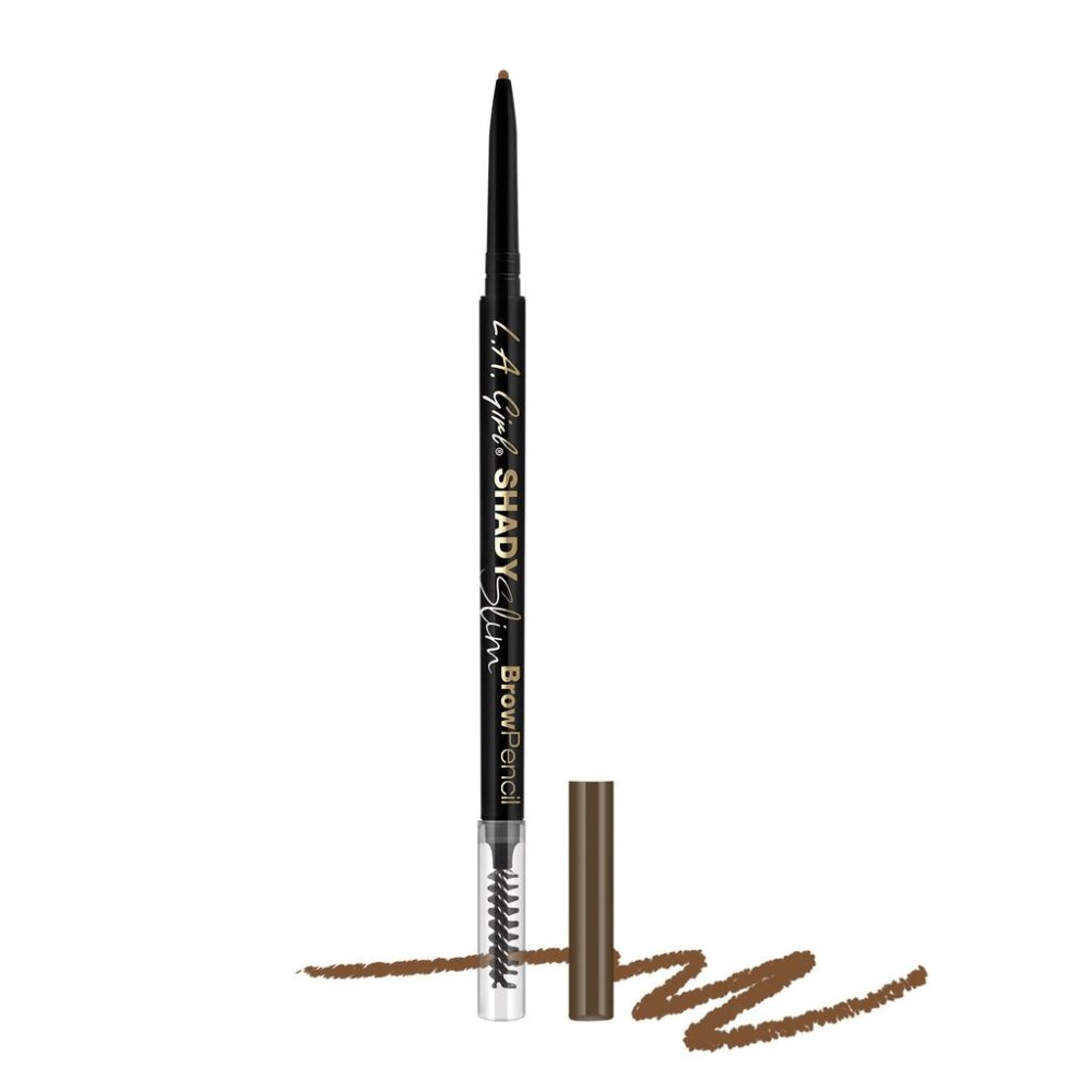 Glamour Us_L.A. Girl_Makeup_Shady Slim Eyebrow Pencil_Soft Brown_GB353 The best affordable Latina and Mexican makeup, beauty and cosmetics supply store in Chula Vista, San Diego