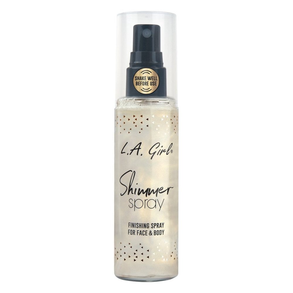 Glamour Us_L.A. Girl_Makeup_Shimmer Spray_Gold_GFS918 The best affordable Latina and Mexican makeup, beauty and cosmetics supply store in Chula Vista, San Diego