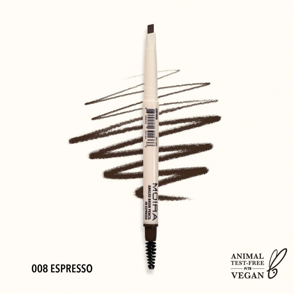 Glamour Us_Moira_Makeup_Angled Eyebrow Pencil_Medium Brown_ABP005 The best affordable Latina and Mexican makeup, beauty and cosmetics supply store in Chula Vista, San Diego