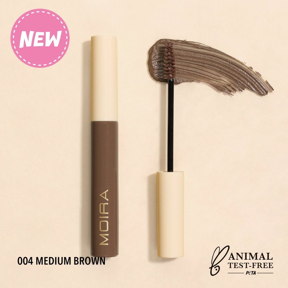 Glamour Us_Moira_Makeup_Eyebrow Defying Mascara_Medium Brown_BMS004 The best affordable Latina and Mexican makeup, beauty and cosmetics supply store in Chula Vista, San Diego