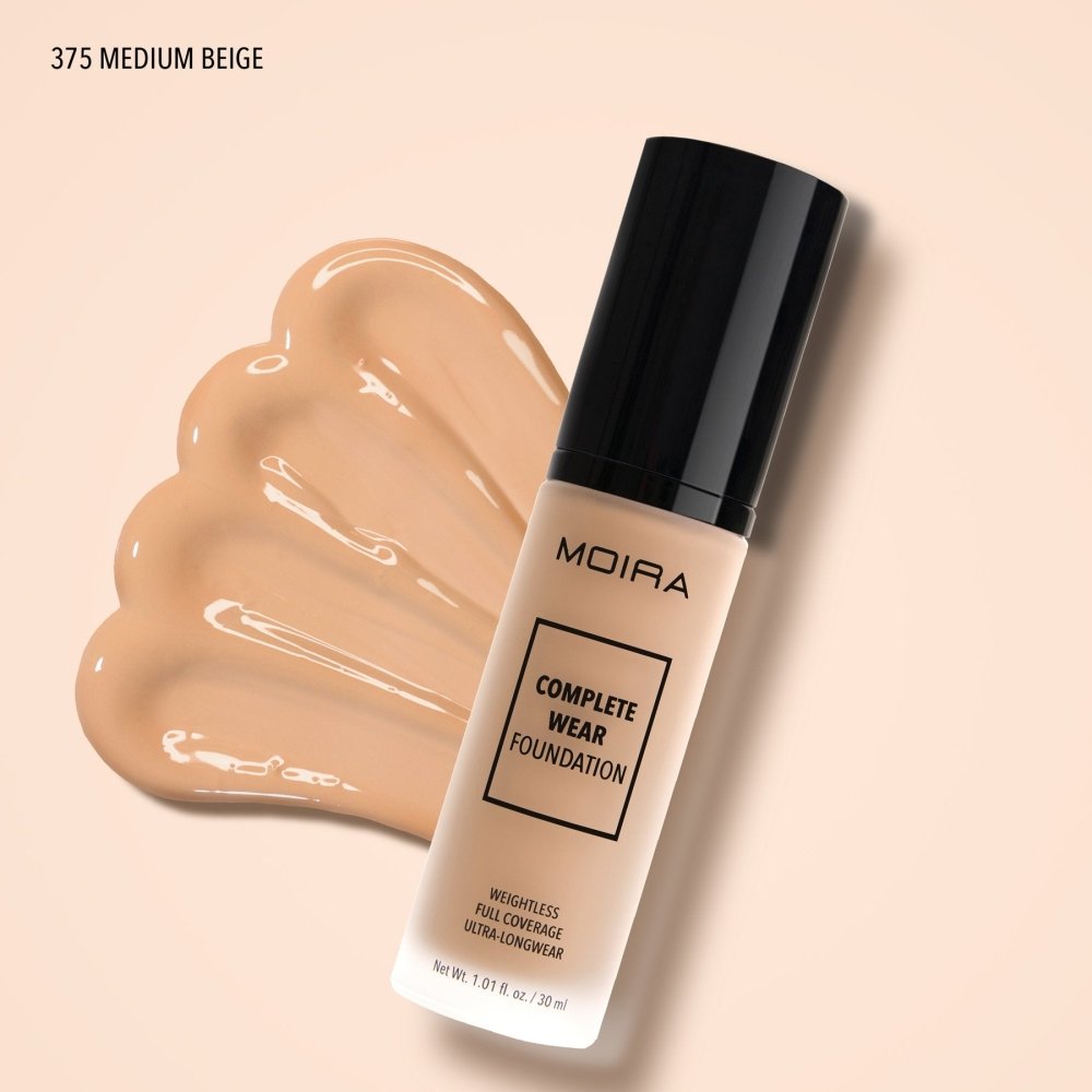 Glamour Us_Moira_Makeup_Complete Wear Foundation_Medium Beige_CWF375 The best affordable Latina and Mexican makeup, beauty and cosmetics supply store in Chula Vista, San Diego
