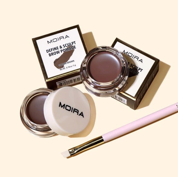 Glamour Us_Moira_Makeup_Define & Sculpt Eyebrow Pomade_Blonde_BWP001 The best affordable Latina and Mexican makeup, beauty and cosmetics supply store in Chula Vista, San Diego