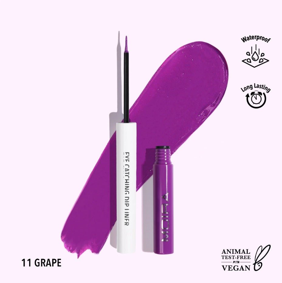 Glamour Us_Moira_Makeup_Eye Catching Dip Eyeliner_Grape_ECD011 The best affordable Latina and Mexican makeup, beauty and cosmetics supply store in Chula Vista, San Diego