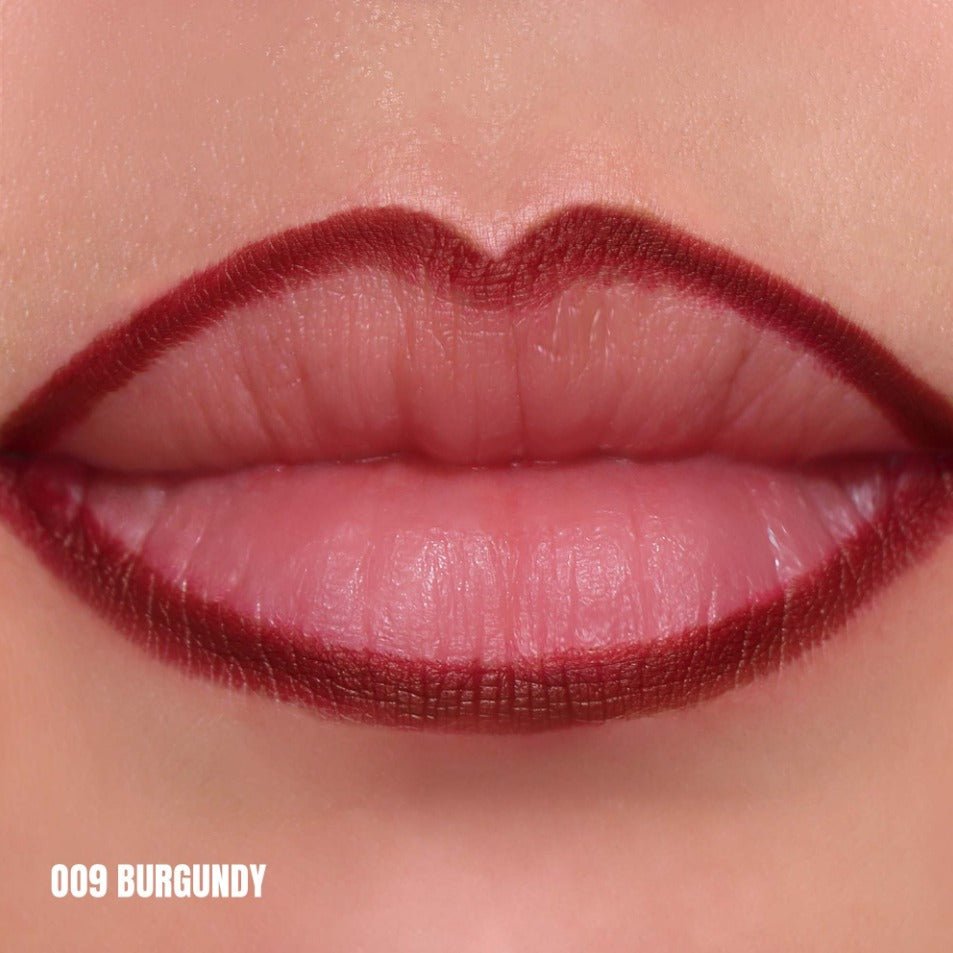 Glamour Us_Moira_Makeup_Flirty Lip Liner Pencil_Burgundy_FLL009 The best affordable Latina and Mexican makeup, beauty and cosmetics supply store in Chula Vista, San Diego