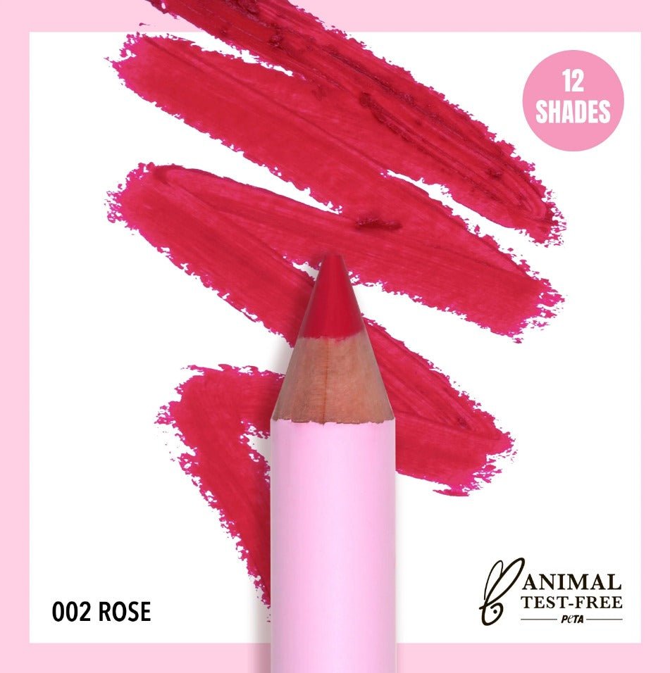 Glamour Us_Moira_Makeup_Flirty Lip Pencil_Rose_FLL002 Latina makeup, beauty and skincare supply store Mexican makeup products