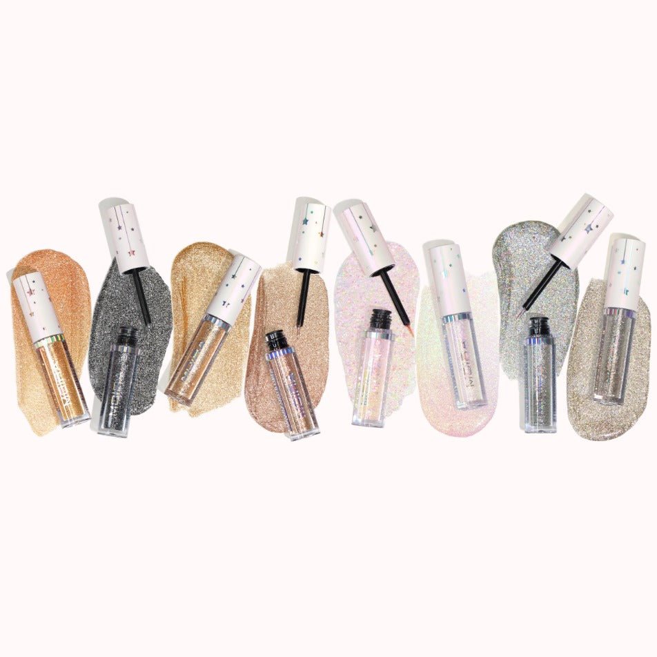 Glamour Us_Moira_Makeup_Glitter Liquid Eyeliner_Sugar Bomb_GGL001 The best affordable Latina and Mexican makeup, beauty and cosmetics supply store in Chula Vista, San Diego