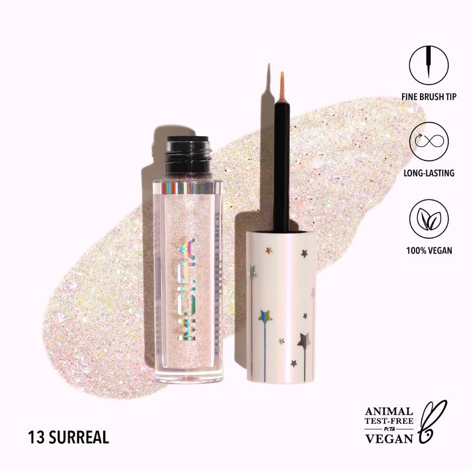 Glamour Us_Moira_Makeup_Glitter Glitter Liner_Surreal_GGL013 Latina makeup, beauty and skincare supply store Mexican makeup products