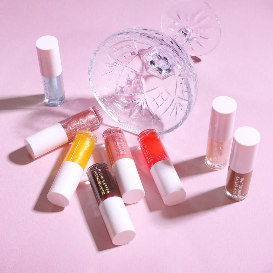 Glamour Us_Moira_Makeup_Glow Getter Hydrating Lip Oil_Sky Blue_GLO001 The best affordable Latina and Mexican makeup, beauty and cosmetics supply store in Chula Vista, San Diego