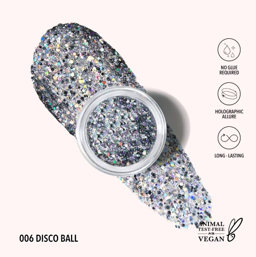 Glamour Us_Moira_Makeup_Hologram Glitter Gel_Disco Ball_HGG006