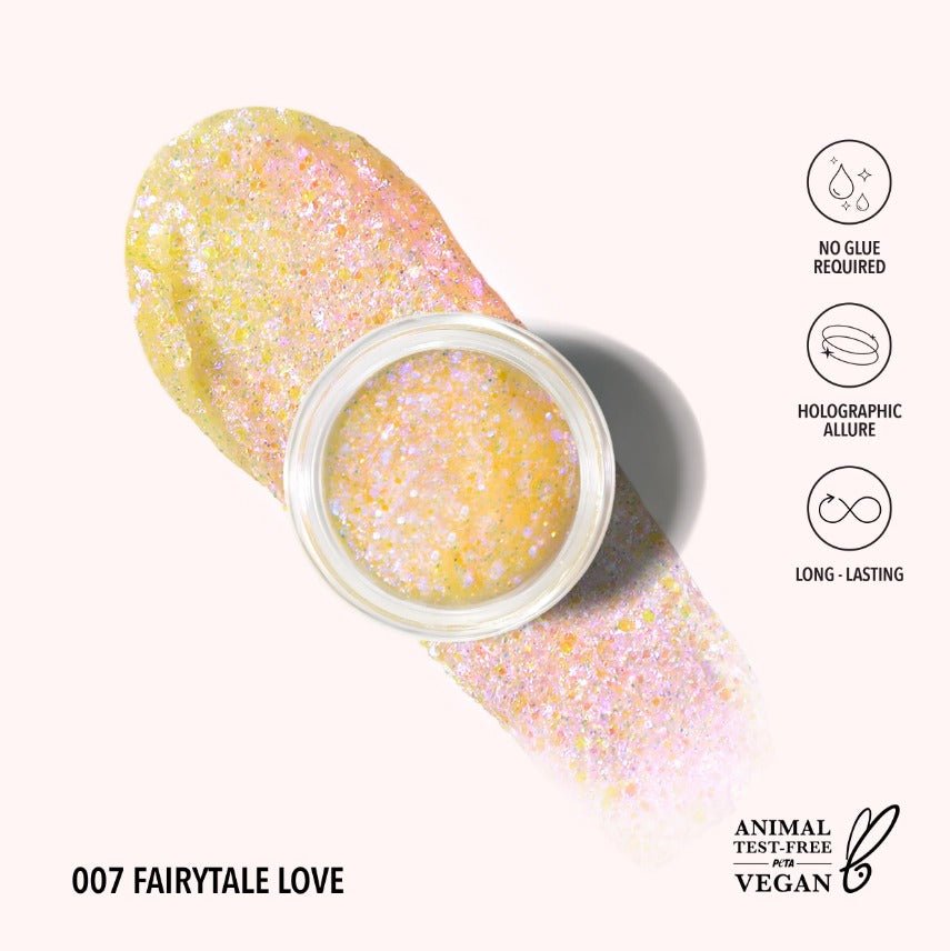Glamour Us_Moira_Makeup_Hologram Glitter Gel_Fairytale Love_HGG007 The best affordable Latina and Mexican makeup, beauty and cosmetics supply store in Chula Vista, San Diego