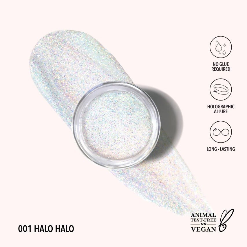 Glamour Us_Moira_Makeup_Hologram Glitter Gel_Halo Halo_HGG001 The best affordable Latina and Mexican makeup, beauty and cosmetics supply store in Chula Vista, San Diego