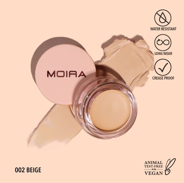 Glamour Us_Moira_Makeup_Lasting Priming Cream Shadow_Beige_LAS002 The best affordable Latina and Mexican makeup, beauty and cosmetics supply store in Chula Vista, San Diego