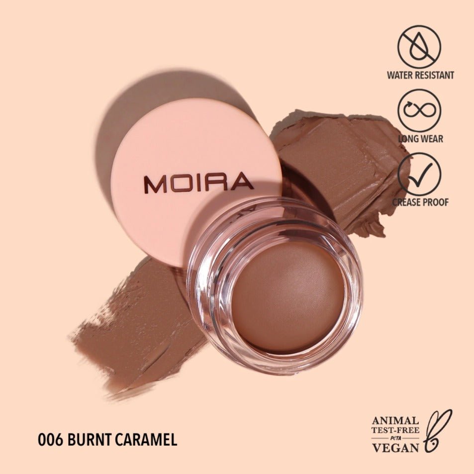 Glamour Us_Moira_Makeup_Lasting Priming Cream Shadow_Burnt Caramel_LAS006 The best affordable Latina and Mexican makeup, beauty and cosmetics supply store in Chula Vista, San Diego