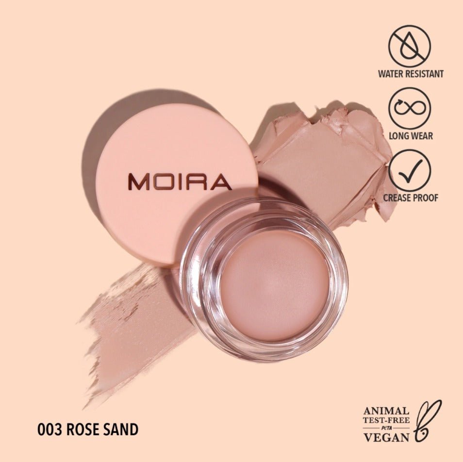 Glamour Us_Moira_Makeup_Lasting Priming Cream Shadow_Rose Sand_LAS003 The best affordable Latina and Mexican makeup, beauty and cosmetics supply store in Chula Vista, San Diego