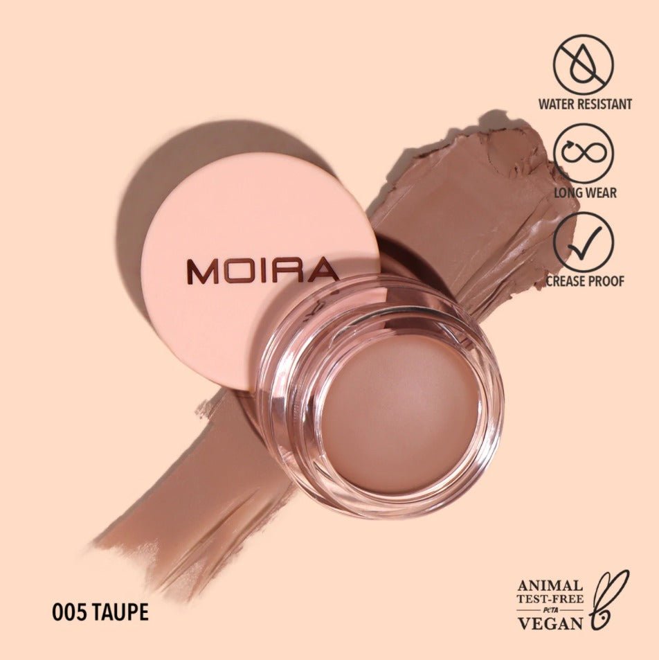 Glamour Us_Moira_Makeup_Lasting Priming Cream Shadow_Taupe_LAS005 The best affordable Latina and Mexican makeup, beauty and cosmetics supply store in Chula Vista, San Diego