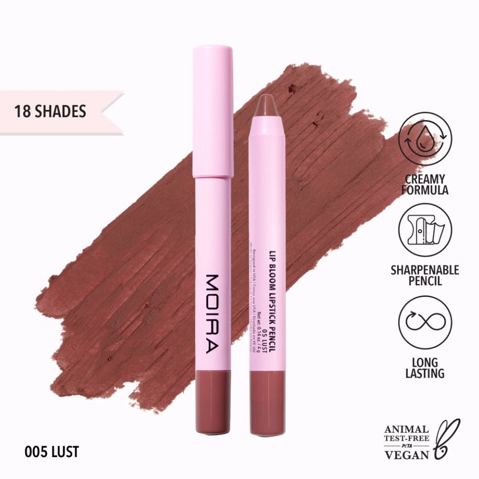 Glamour Us_Moira_Makeup_Lip Bloom Lip Liner Pencil_Lust_LBM005 The best affordable Latina and Mexican makeup, beauty and cosmetics supply store in Chula Vista, San Diego