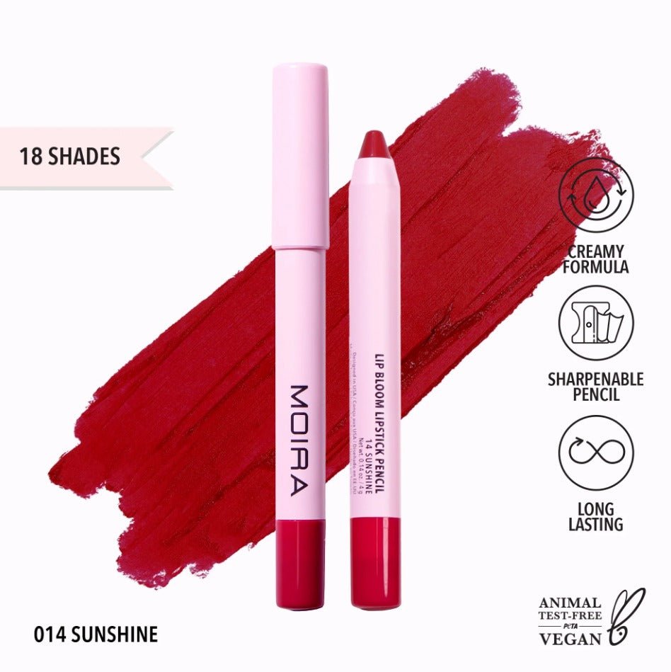 Glamour Us_Moira_Makeup_Lip Bloom Lip Liner Pencil_Sunshine_LBM014 The best affordable Latina and Mexican makeup, beauty and cosmetics supply store in Chula Vista, San Diego