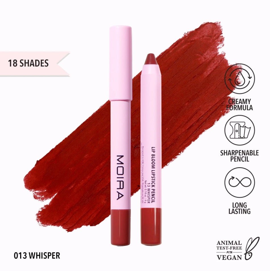 Glamour Us_Moira_Makeup_Lip Bloom Lip Liner Pencil_Whisper_LBM013 The best affordable Latina and Mexican makeup, beauty and cosmetics supply store in Chula Vista, San Diego