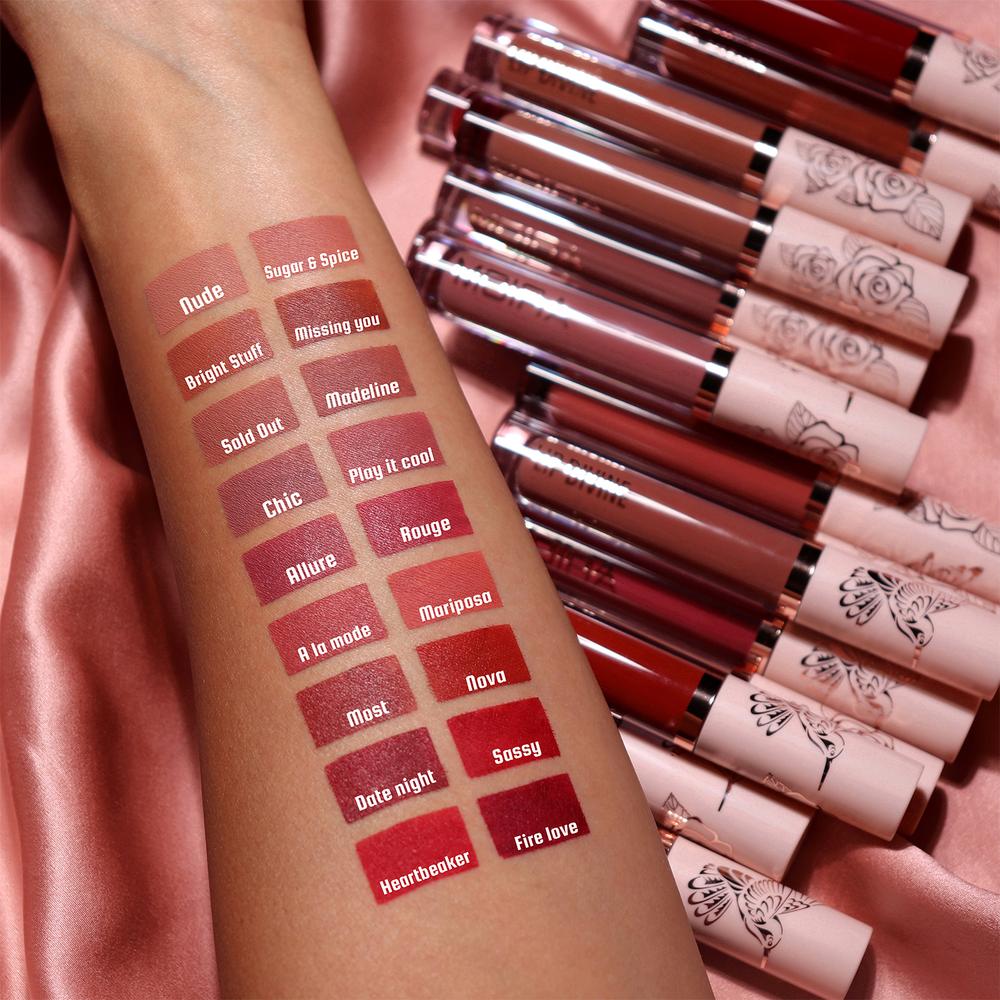 Glamour Us_Moira_Makeup_Lip Divine Waterproof Liquid Lipstick_Nude_LDV001 Latina makeup, beauty and skincare supply store Mexican makeup products