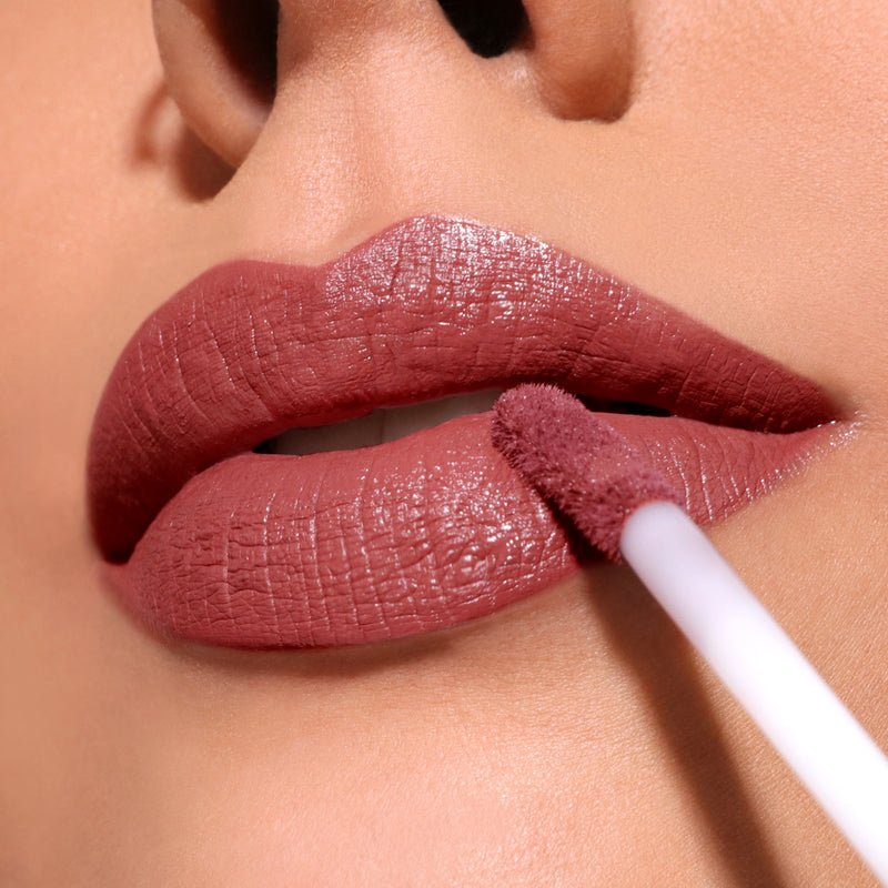 Glamour Us_Moira_Makeup_Lip Divine Waterproof Liquid Lipstick_Nude_LDV001 Latina makeup, beauty and skincare supply store Mexican makeup products