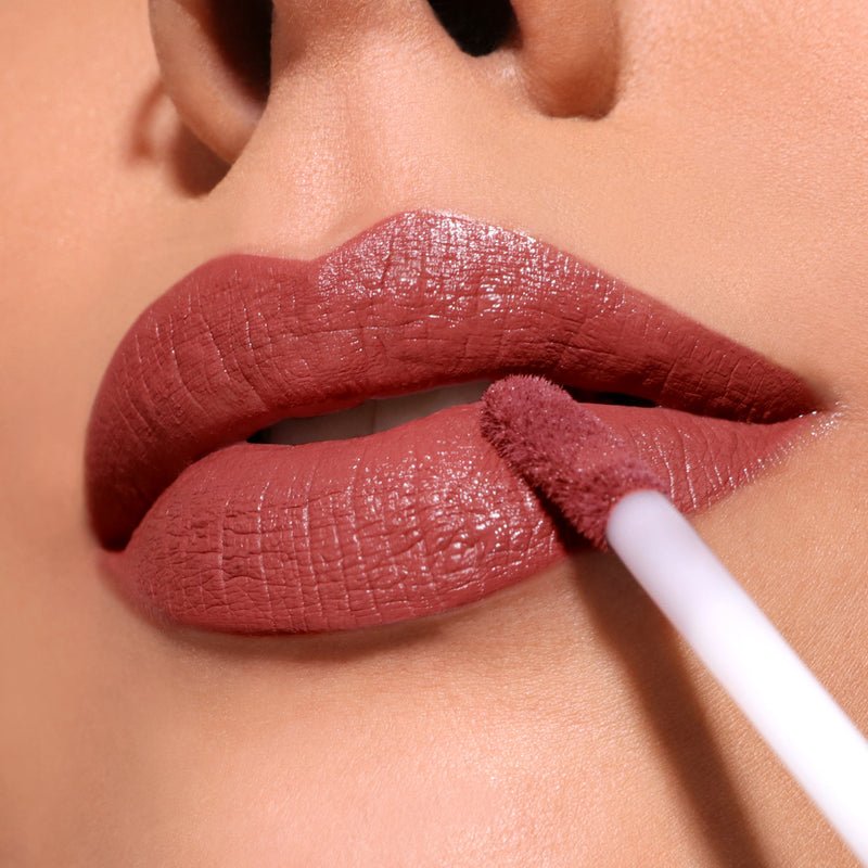 Glamour Us_Moira_Makeup_Lip Divine Waterproof Liquid Lipstick_Nude_LDV001 Latina makeup, beauty and skincare supply store Mexican makeup products