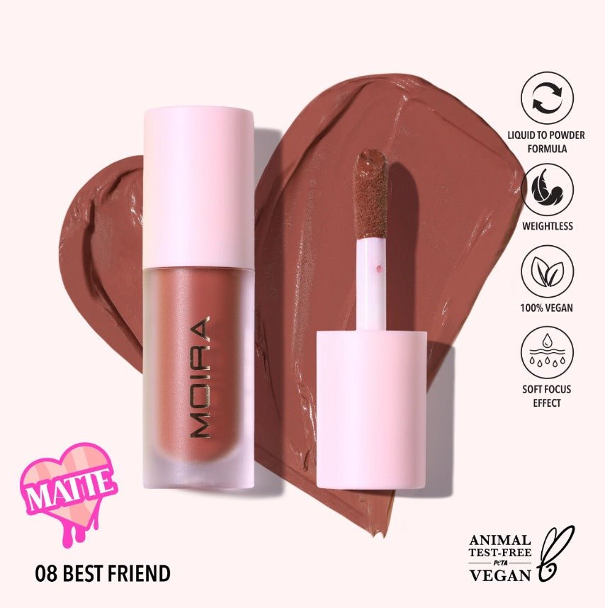 Glamour Us_Moira_Makeup_Love Steady Liquid Blush_Best Friend_LLB008 The best affordable Latina and Mexican makeup, beauty and cosmetics supply store in Chula Vista, San Diego