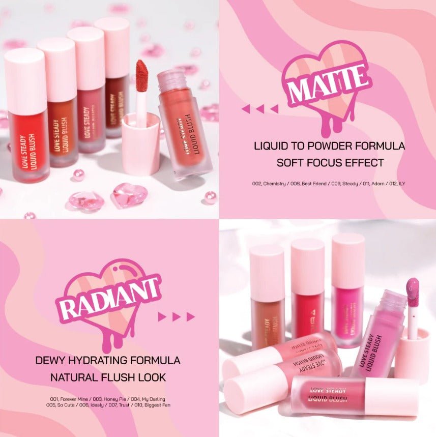Glamour Us_Moira_Makeup_Love Steady Liquid Blush_Forever Mine_LLB001 The best affordable Latina and Mexican makeup, beauty and cosmetics supply store in Chula Vista, San Diego