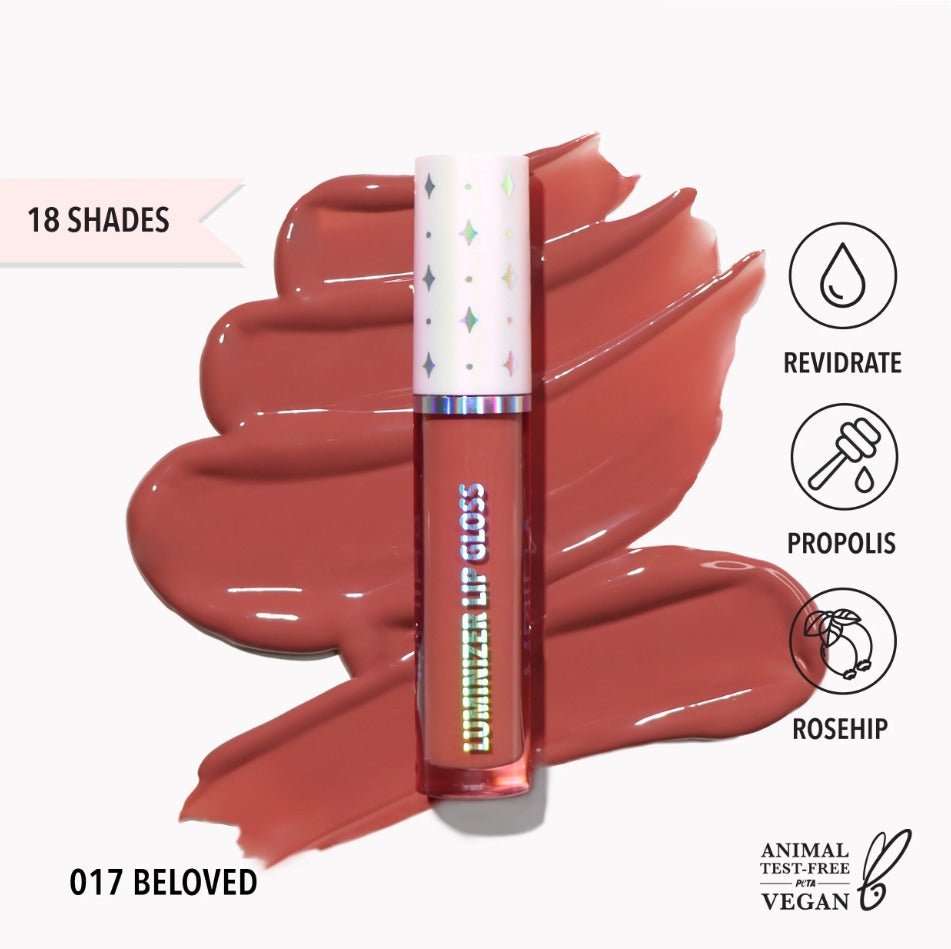 Glamour Us_Moira_Makeup_Luminizer Lip Gloss_Beloved_LLG017 The best affordable Latina and Mexican makeup, beauty and cosmetics supply store in Chula Vista, San Diego