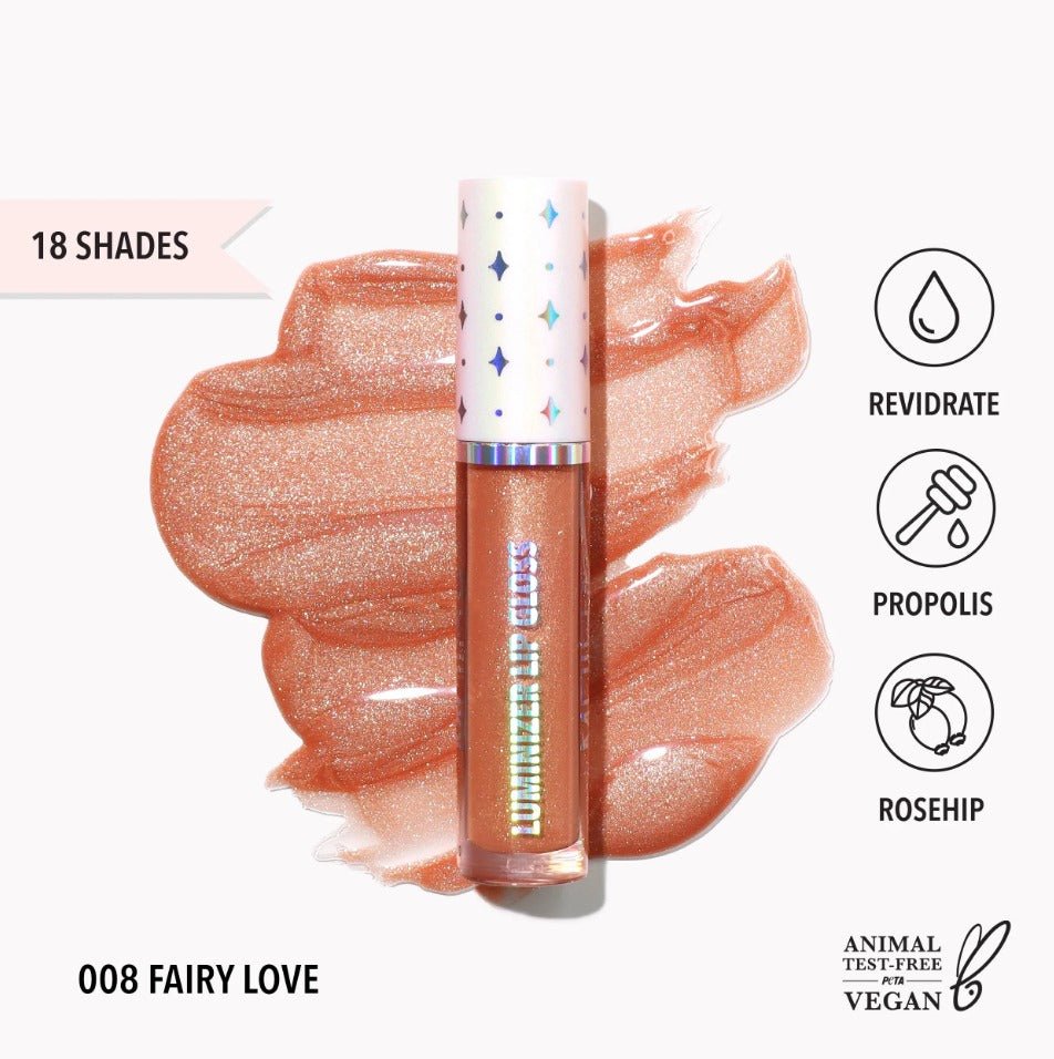 Glamour Us_Moira_Makeup_Luminizer Lip Gloss_Fairy Love_LLG008 The best affordable Latina and Mexican makeup, beauty and cosmetics supply store in Chula Vista, San Diego