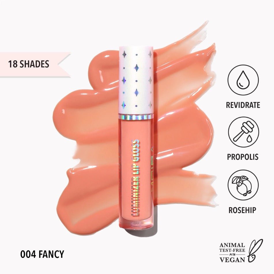 Glamour Us_Moira_Makeup_Luminizer Lip Gloss_Fancy_LLG004 Latina makeup, beauty and skincare supply store Mexican makeup products