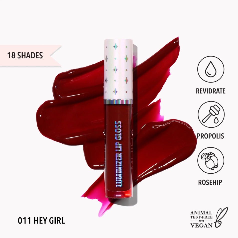 Glamour Us_Moira_Makeup_Luminizer Lip Gloss_Hey Girl_LLG011 The best affordable Latina and Mexican makeup, beauty and cosmetics supply store in Chula Vista, San Diego