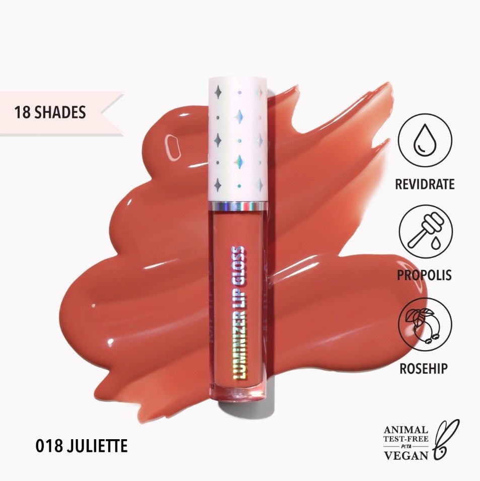Glamour Us_Moira_Makeup_Luminizer Lip Gloss_Juliette_LLG018 The best affordable Latina and Mexican makeup, beauty and cosmetics supply store in Chula Vista, San Diego