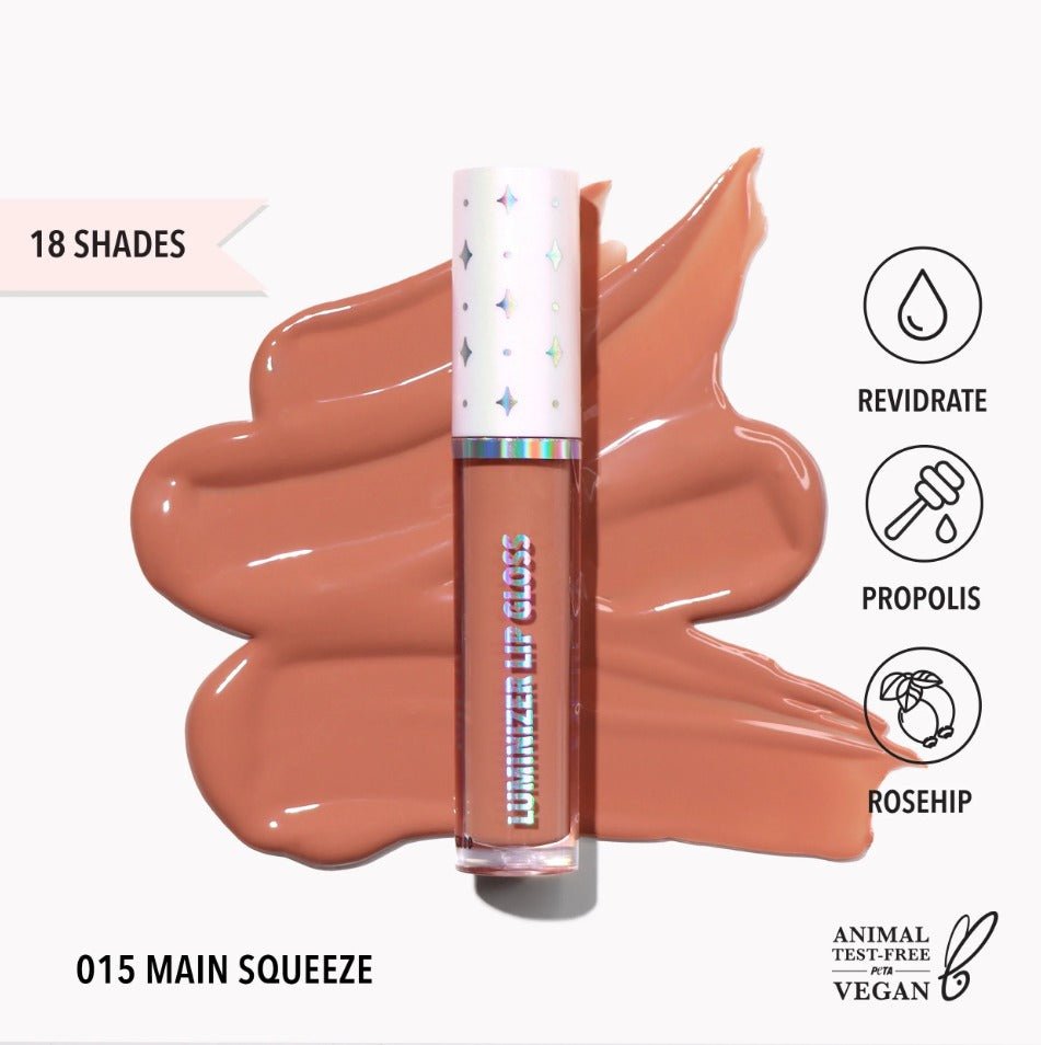 Glamour Us_Moira_Makeup_Luminizer Lip Gloss_Main Squeeze_LLG015 The best affordable Latina and Mexican makeup, beauty and cosmetics supply store in Chula Vista, San Diego
