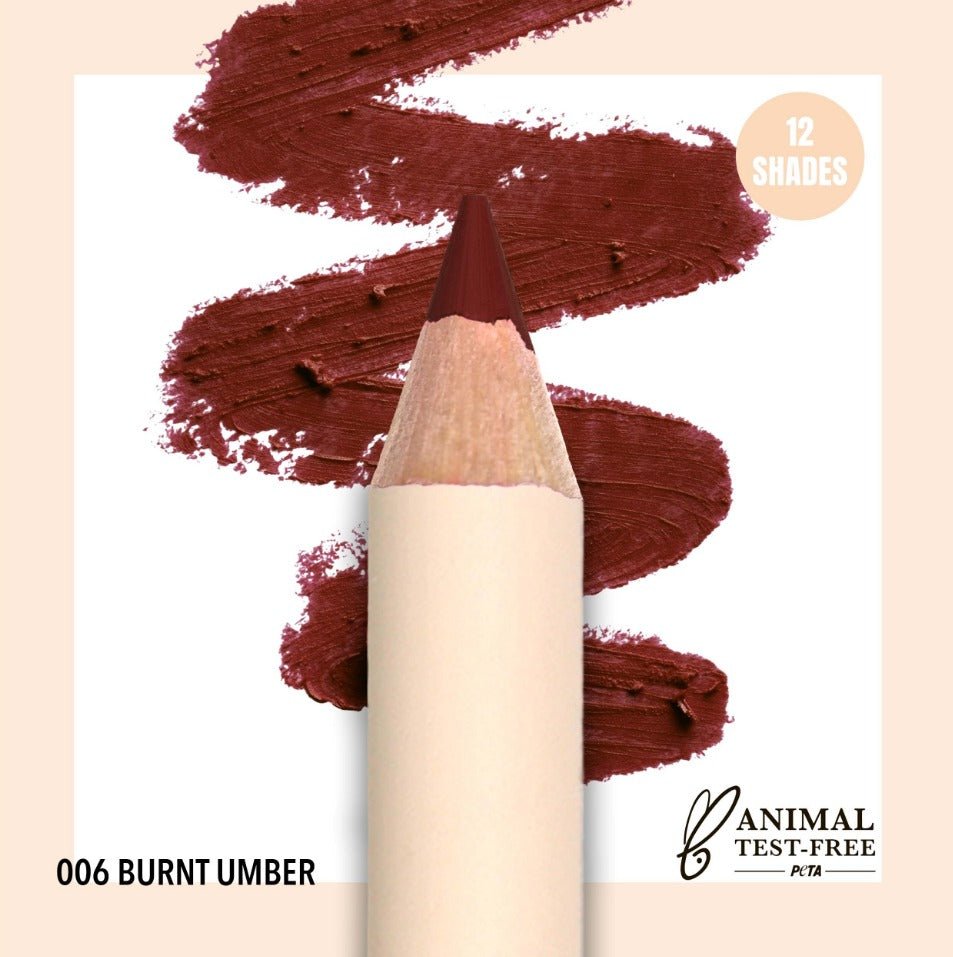 Glamour Us_Moira_Makeup_Must - Have Lip Liner Pencil_Burnt Umber_MHL006 The best affordable Latina and Mexican makeup, beauty and cosmetics supply store in Chula Vista, San Diego