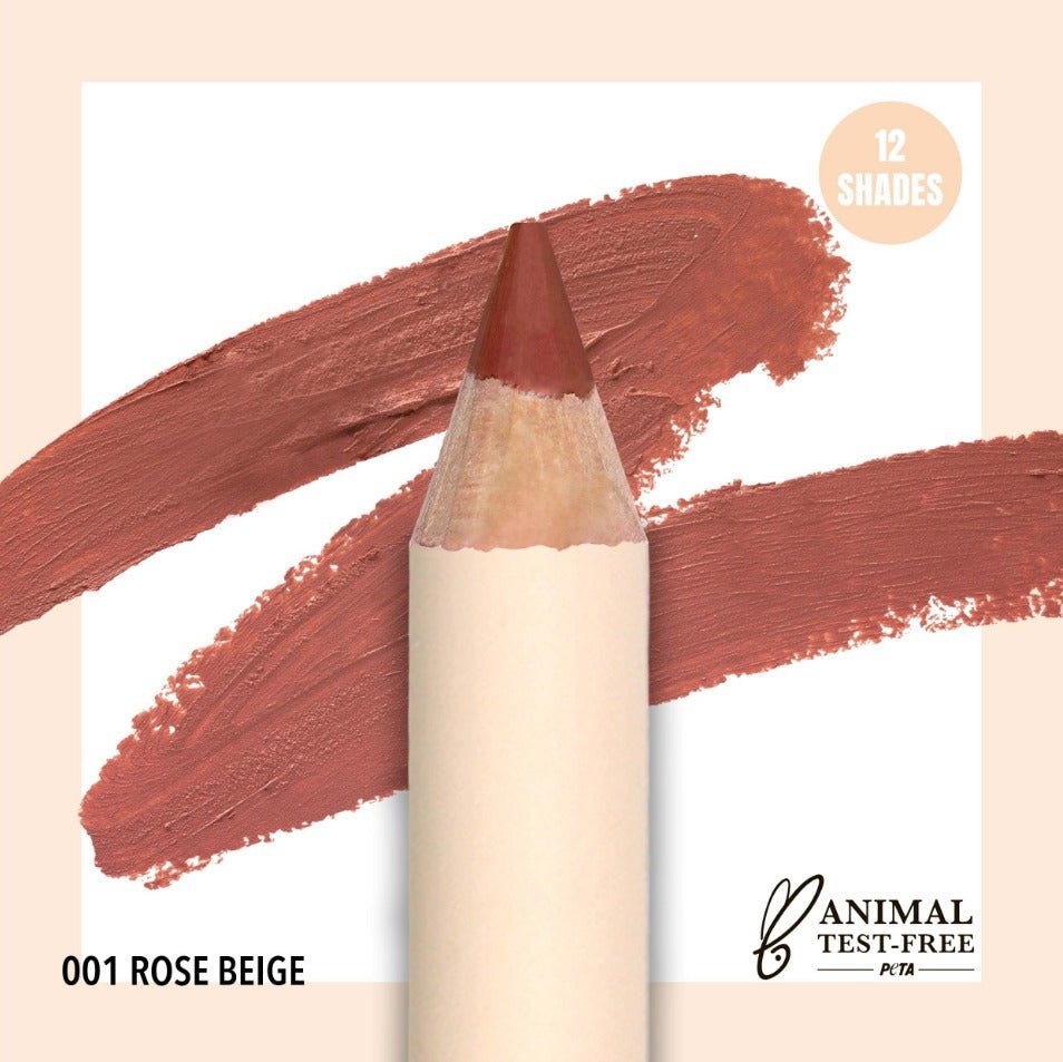 Glamour Us_Moira_Makeup_Must - Have Lip Liner Pencil_Rose Beige_MHL001 The best affordable Latina and Mexican makeup, beauty and cosmetics supply store in Chula Vista, San Diego