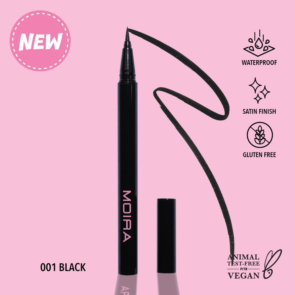 Glamour Us_Moira_Makeup_Precision Liquid Liner_Black_PLL001 The best affordable Latina and Mexican makeup, beauty and cosmetics supply store in Chula Vista, San Diego
