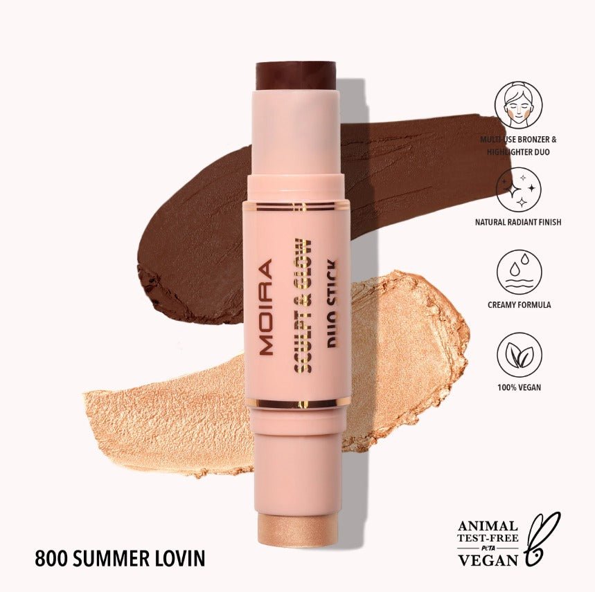 Glamour Us_Moira_Makeup_Sculpt & Glow Duo Stick_Summer Lovin&