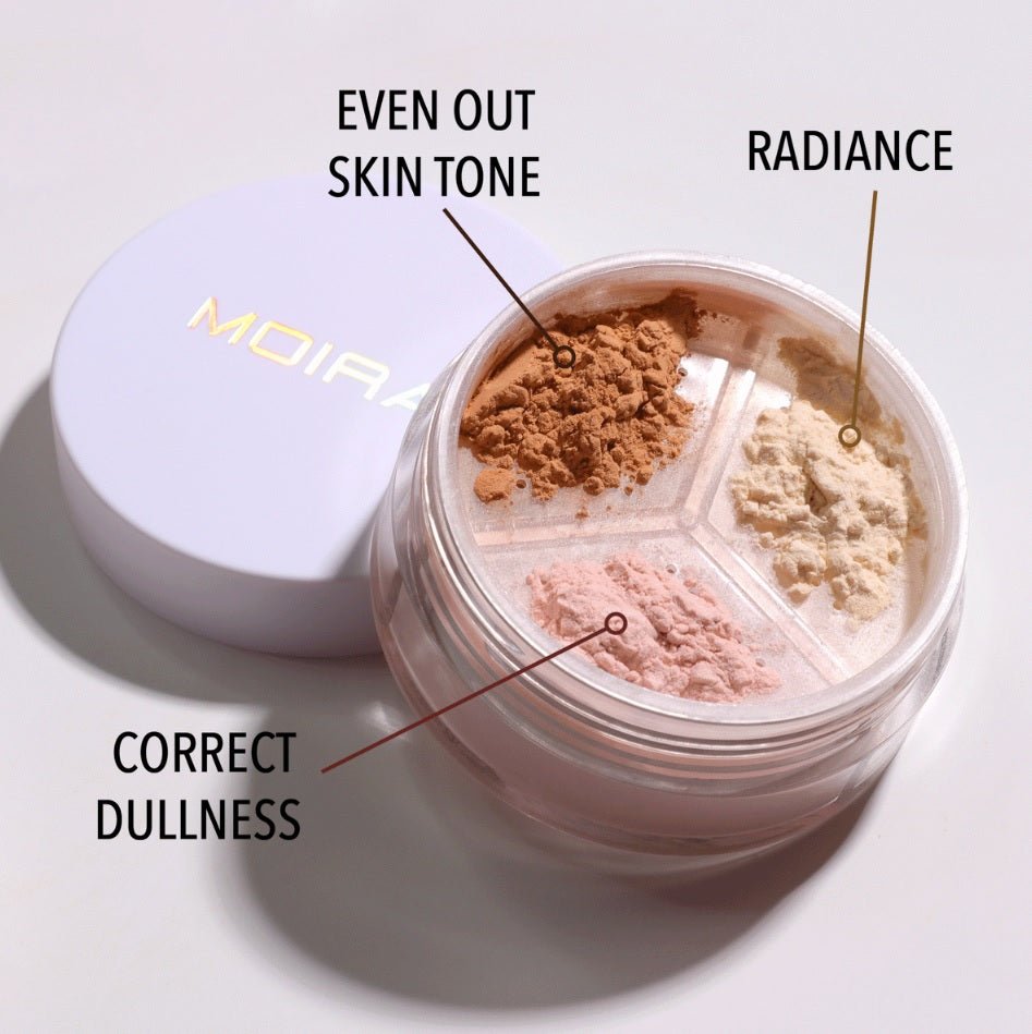 Glamour Us_Moira_Makeup_Set & Correct Loose Setting Powder_Medium_SCP003 The best affordable Latina and Mexican makeup, beauty and cosmetics supply store in Chula Vista, San Diego